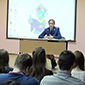 Встреча студентов и преподавателей со старшим прокурором отдела по надзору за соблюдением законодательства о противодействии коррупции!