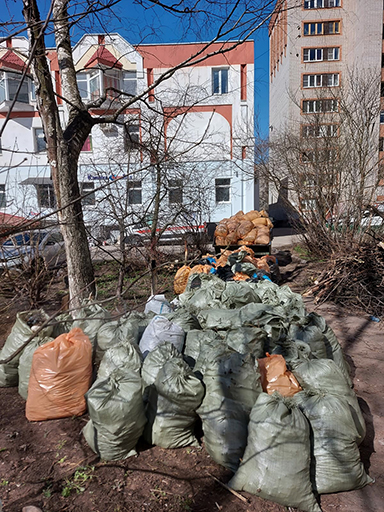 Студенты Ярославского филиала МФЮА на субботнике Нашим детям здесь жить!