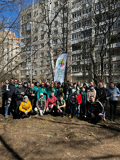 Студенты Ярославского филиала МФЮА на субботнике Нашим детям здесь жить!